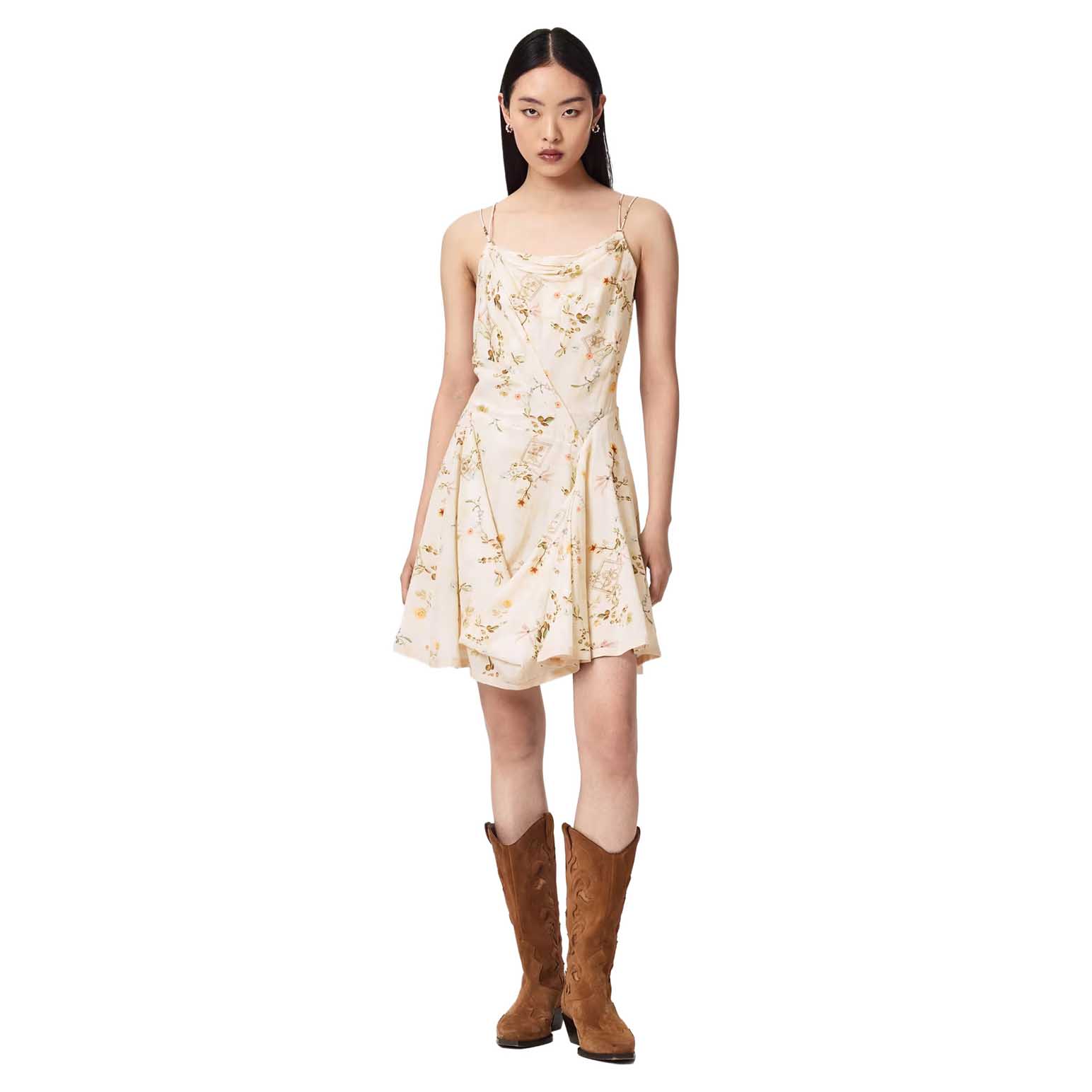 AllSaints Claire Floral Mini Dress